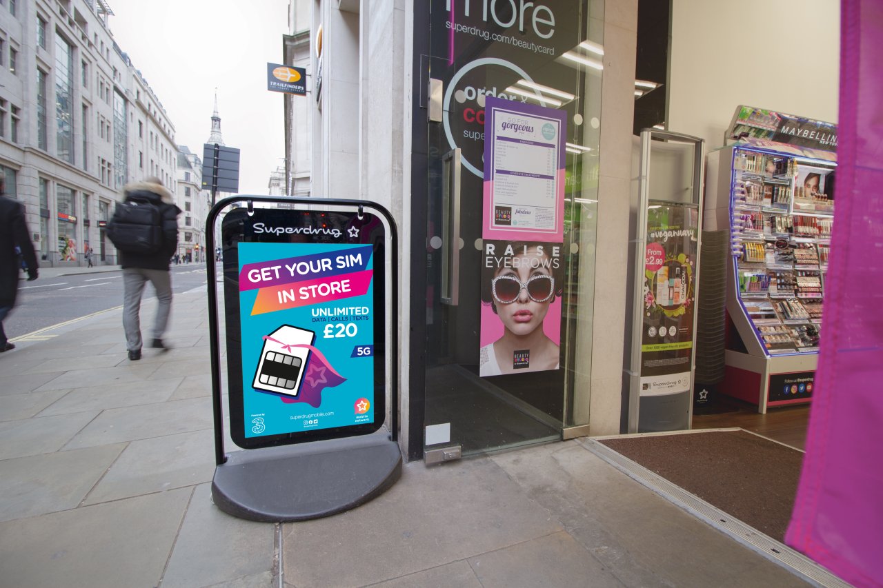 Superdrug Mobile retail POS.