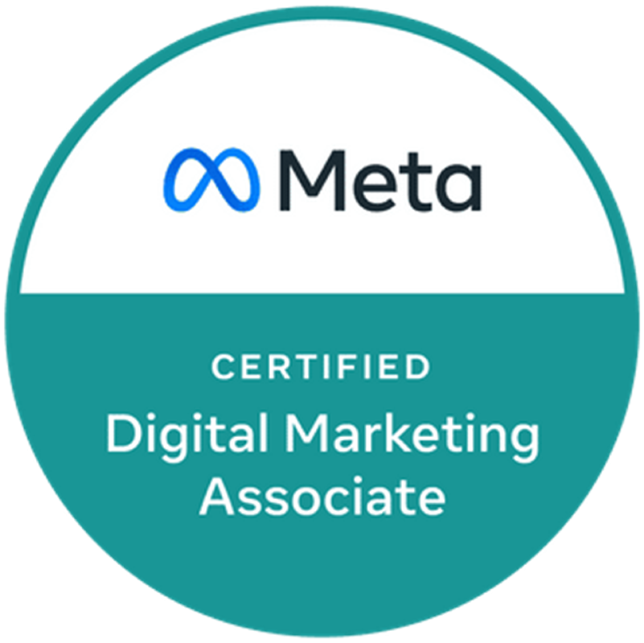 Meta certified Digital Marketing Associate.